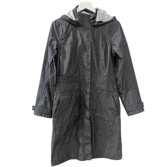 Merrell Opti-shell Charcoal Grey Rain Jacket Women's Sz S Waterproof Lightweight - Picture 1 of 8